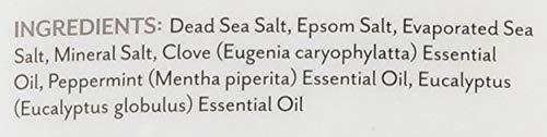 Soothing Touch Tension Relief Sore Muscle Soak Bath Salts Eucalyptus Clove & Peppermint, 32 Oz