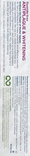 Tom's of Maine Fluoride-Free Antiplaque & Whitening Natural Toothpaste, Spearmint, 5.5 oz.