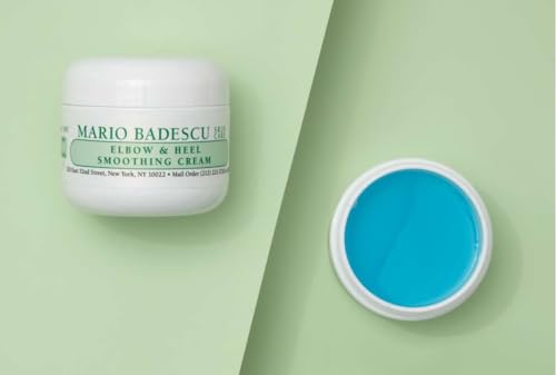 Mario Badescu Elbow & Heel Smoothing Cream, Rich, Thick Formula with Exfoliating Salicylic Acid, Overnight Foot Care for Cracked, Dry, Rough Skin, 2 Oz
