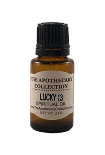 LUCKY 13 Spiritual Oil (aceite) for Hoodoo, Voodoo, Santeria, Wicca, Rootwork, & Spells