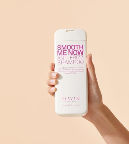 ELEVEN AUSTRALIA Smooth Me Now Anti-Frizz Shampoo for Frizz Control, Silky Smooth Hair, Moisturizes & Protects, Enhances Smoothness, Sulfate-Free