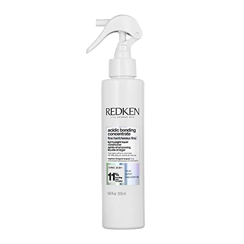 Redken Bonding Lightweight Liquid Conditioner for Damaged Hair Repair | Volumize & Condition | Acidic Bonding Concentrate | Sulfate-Free Spray Conditioner | For Fine or Thin Hair