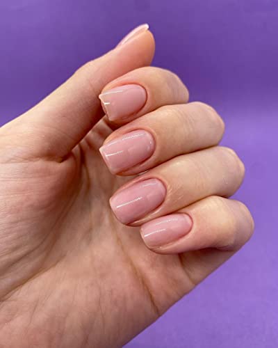 N.HYPE Elastic Rubber Base Coat. UV/LED Curable. Correcting Coating with Enhanced Adhesion. Soak OffÉ (Almond)
