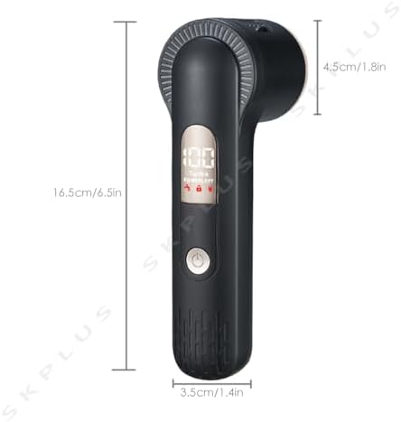 Electric Callus Remover with Dander Vacuum for Feet, Portable 36 in 1 Pedicure Kit Foot File Callus Remover, Waterproof Rechargeable Foot File for Foot Care with 3 Heads&LCD Display