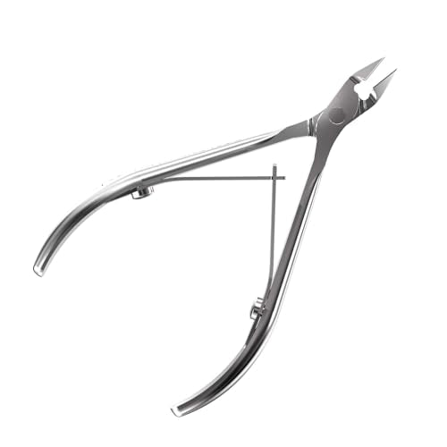 Staleks Classic Cuticle Nippers 10 – 8mm Blade Cuticle Trimmer Stainless Steel Ergonomic Grip Sharp & Durable Ideal for Manicure Home Use Only