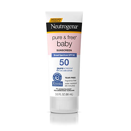 Neutrogena Pure & Free Baby Spf#50 Sunscreen 3 Ounce (88ml)