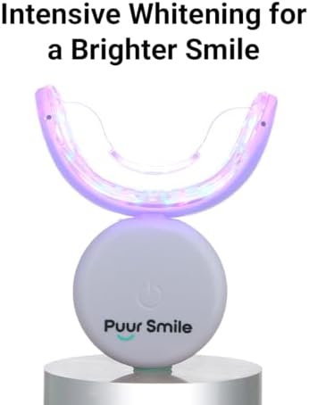 Teeth Whitening Kit – LED Light & Whitening Gel with Remineralization Syringes – Professional-Grade Whitening for Sensitive Teeth – Removes Stains from Coffee, Wine, & Smoking