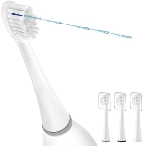 Toothbrush Replacement Heads for Sonic Fusion and Sonic Fusion 2.0, Sonic Fusion Professional and Sonic Fusion 2.0 Professional, SF-01, SF-02, SF-03 and SF-04 (White, 3Packs)