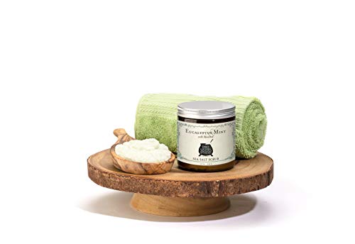 Three Sisters Apothecary 16 oz. Sea Salt Scrubs (Eucalyptus and Mint)