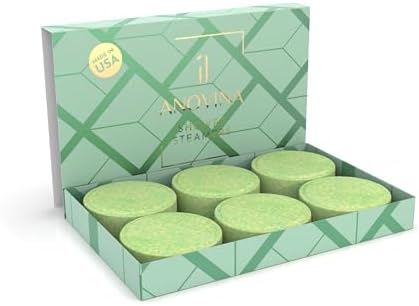 Anovina Eucalyptus & Menthol Shower Steamers – Aromatherapy Shower Tablets with Soothing Vapors – Made in USA – Shower Bomb Gift Set for Men & Women