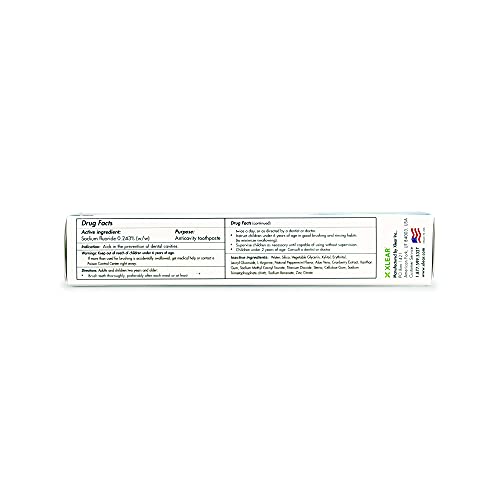 Spry Natural Xylitol Toothpaste 5oz for Adults and Kids with Fluoride, Gentle for Sensitive Teeth Whitening and Remineralizing, Breath Freshening, Mouth Moisturizing, Peppermint (Pack of 1)