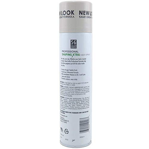 Salon Grafix Professional Shaping Xtra Hair Spray Extra Super Hold 10 oz (Pack of 2)
