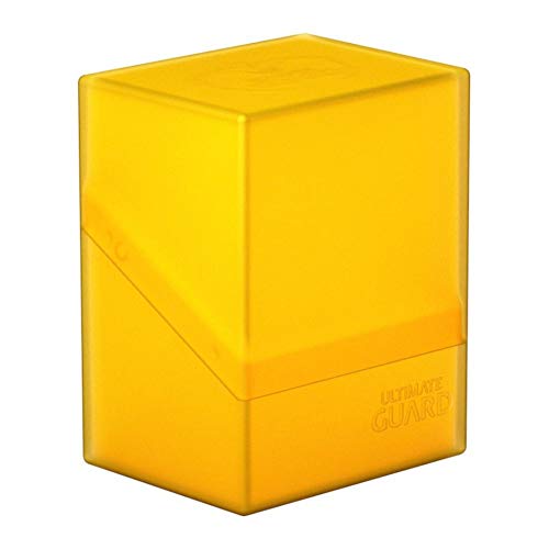 Ultimate Guard Boulder 80+, Deck Case for 80 Double-Sleeved TCG Cards, Sapphire, Secure & Durable Storage for Trading Card Games, Soft-Touch Finish