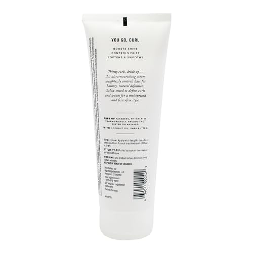 SGX NYC Curl Power Cream - Curly Hair Products for Frizz Elimination - Curl Cream with Coconut and Shea Butter for Curly and Wavy Hair - 7 oz