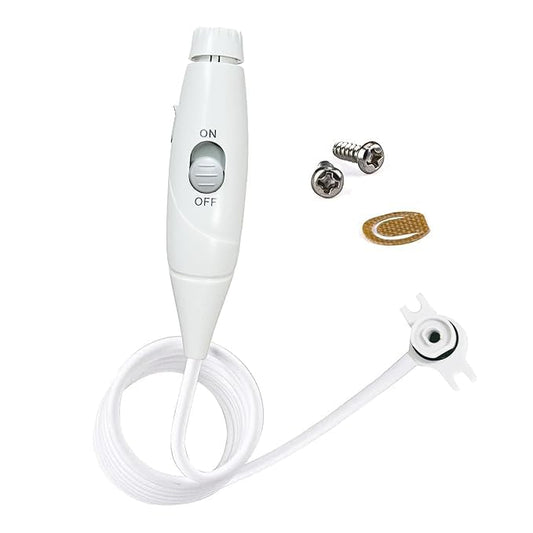 Oral Hygiene Accessories Replacement Hose and Handle Parts Compatible with Waterpik Water Flosser WP-100 WP-300 WP-660 WP-662 WP-670 WP-672 WP-900 (GREY)