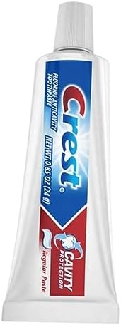 Travel Size Crest Toothpaste Bulk Amenities and Toiletries for Hotel, Vacation Rental and Airbnb 100 Pack, 0.85 fl oz Tubes