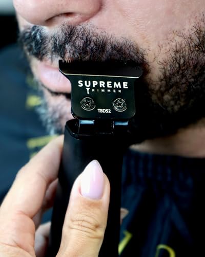 Supreme Trimmer T Shaper - Quiet Cordless Beard & Hair Trimmer for Men | 120 Min Runtime, Low Noise, Zero-Gap DLC Blade | Ideal for Sensitive Skin, Kids & Elderly | ST5206