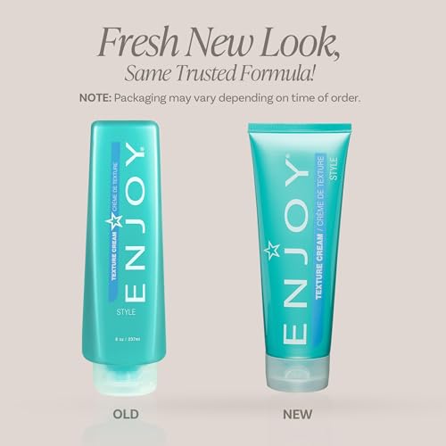 ENJOY Texture Cream (8.8 OZ) Sculpting and Molding Hair Cream for Soft, Textured Hair