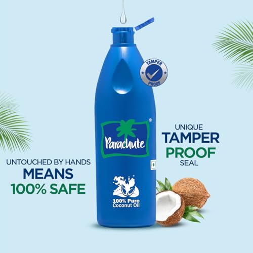 Parachute 100% Pure and Natural Unrefined Coconut Oil | No Chemicals & Added Preservatives | 31 fl.oz