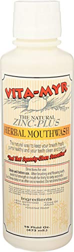 Zinc-Plus Xtra Herbal Mouthwash (16 Ounce)