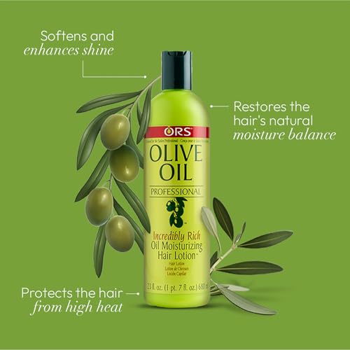 ORS Olive Oil Professional Incredibly Rich Oil Moisturizing Hair Lotion 23 Ounce (Pack of 1)