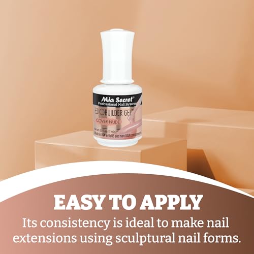 Mia Secret Professional Nail System Bio Builder Gel Polish - 0.5 fl oz. (Cover Nude)