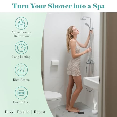 W&E Choice Shower Steamers Aromatherapy - Shower Bombs Birthday Gifts for Women, Eucalyptus Mint Essential Oils for Daily Relaxation & Stress Relief, Gift for Women & Men, Mom, Teen 18 Pack