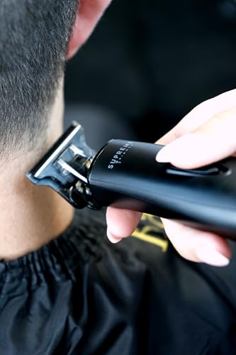 Supreme Trimmer T Shaper - Quiet Cordless Beard & Hair Trimmer for Men | 120 Min Runtime, Low Noise, Zero-Gap DLC Blade | Ideal for Sensitive Skin, Kids & Elderly | ST5206