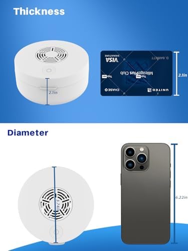 Voraiya UV Retainer Case Braces Box with Fan and Mirror – Compact Dental Case for Aligners, Mouth Guards, Night Guards, and Teeth Braces – White