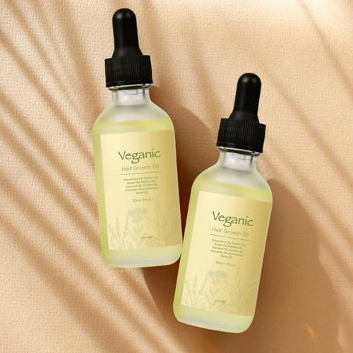 Veganic Natural Hair Growth Oil, Vegnaic Hair Growth Oil for Hair 30ml x 2pcs.
