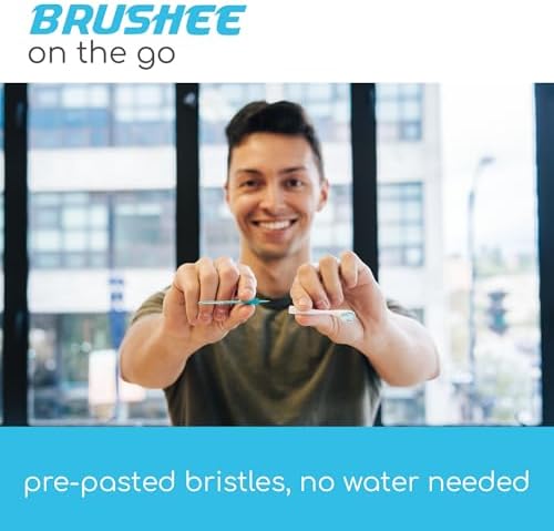The Evolution of Oral Care Whitening | Prepasted On-The-Go Whitening Toothbrushes | 4-in-1 (Paste + Brush + Floss + Pick) | Individually Wrapped | Disposable | Travel Toothbrushes - (36-Pack)