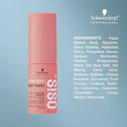 OSiS+ Soft Dust - Lightweight Volume Powder for Root Lift & Natural Shine