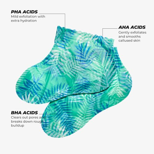 Vitamasques Ultra Foot Peeling Mask, 5 Pack - Exfoliating Foot Peel Mask for Dry Cracked Feet & Dead Skin - Cruelty-Free & Dermatologically Tested, Made in Korea