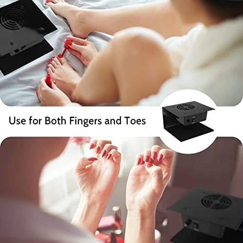 Nail Dryer for Regular Polish, 300W Nail Drying Fan with Hot and Cool Air, Professional Air Nail Dryer for Manicure Salon and Daily Home Use