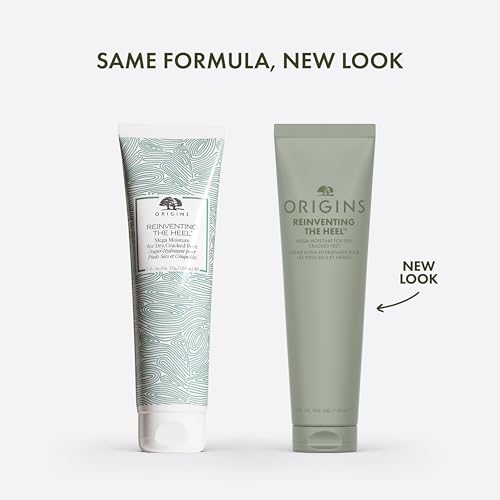 Origins Reinventing the Heel Foot Cream for Dry, Cracked Feet | Soothes Dry Skin | With Shea Butter, Jojoba Oil & Salicylic Acid, 5 Fl Oz