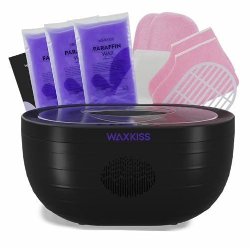 Paraffin Wax Machine for Hand and Feet,Paraffin Baths Machine Kit with Paraffin Wax Refills, Safety Material 3L Hand Wax Paraffin Machine Moisturizing and Hydration
