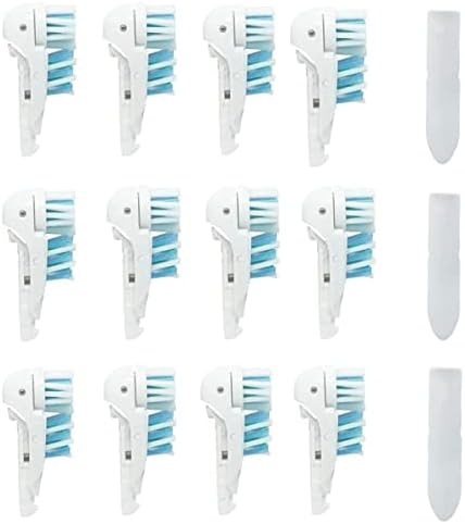 Sensitive Replacement Toothbrush Heads Refill Compatible with Oral-B Cross Action Power 3733 4732, Clean Rotating Powerhead and Crisscross Bristles (White)