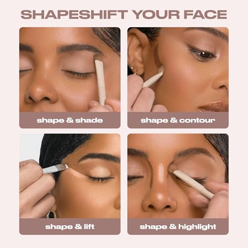 URBAN DECAY Naked Shaped Eyeshadow Palette - Multi-Use Cool-Toned Neutral Eye & Face Palette, 14 Crease-Resistant & Transfer-Resistant Shades, Up to 16 HR Wear, Sculpting Creams, Defining Powders