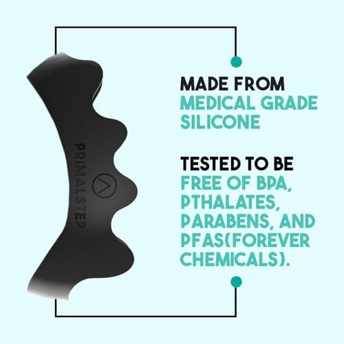 VYCE PrimalStep Toe Separators - Over 50% Thicker and More Durable than ALL Others - Doctor Recommended - Designed in the USA - 4 pack (1 Pair Size Large, 1 Pair of Size S/M)