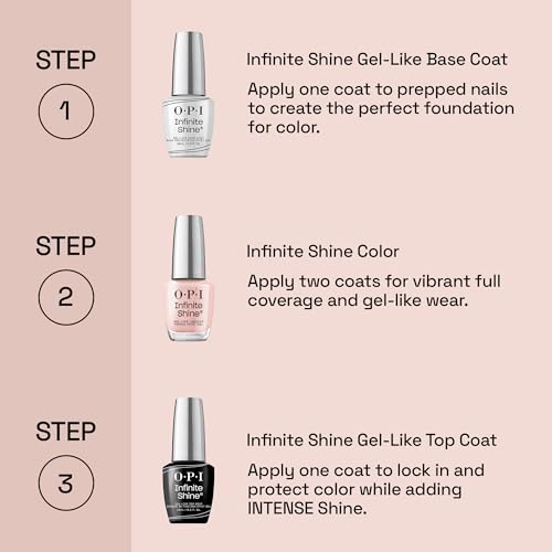 OPI Infinite Shine Long Wear Nail Polish | Buildable Sheer Pastel Shimmer Gel Like Nail Polish | OPI'm Dreaming Collection