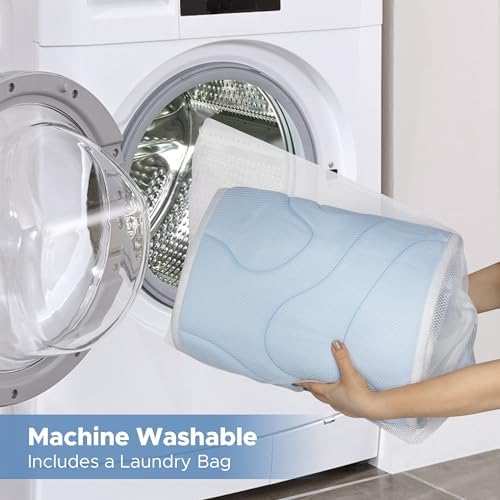 Sunlit Ultra Soft Full Body Bath Pillow for Bathtub, Luxury Thick Tub Pillow for Head Neck Back Support with Lumbar Pillow Multi-Function Stopper, Spa Pillow with Strong Suction Cups, Bath Accessories