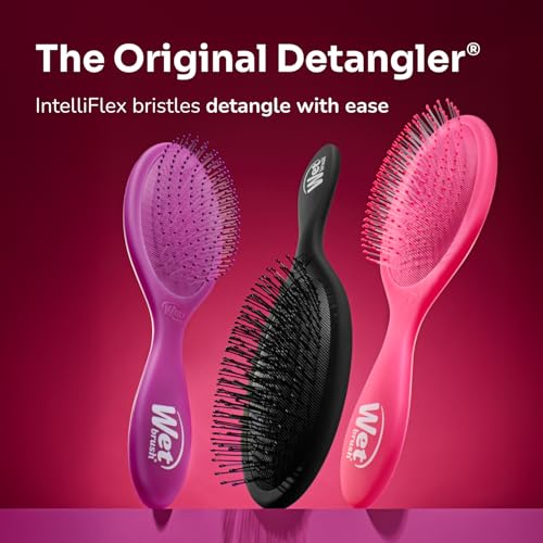 Wet Brush Disney Original Hair Detangler, Moana (Elegant Princess), Ultra-Soft IntelliFlex Bristles, Detangling Brush Glides Through Tangles (Wet Dry & Damaged Hair), Women & Men