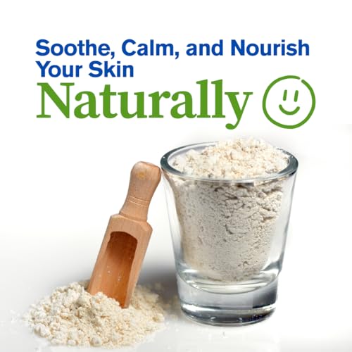Soothing Oatmeal Bath Soak - 100% Natural - Eczema, Psoriasis, Diaper Rash, Skin Irritations Fragrance Free 24 oounce - Oats Garden