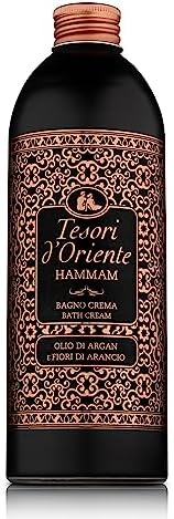 Tesori d’Oriente Bubble Bath for Women, Foaming Bath, Bath Bubbles for Women Relaxing, Luxurious Body Wash for Women & Skin Care - 500 Ml-16.91 us Fl Oz- [Italian Import ]-(Hammam)