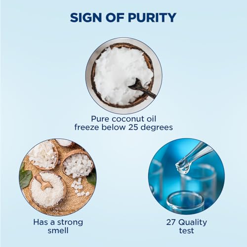 Parachute 100% Pure and Natural Unrefined Coconut Oil | No Chemicals & Added Preservatives | 31 fl.oz