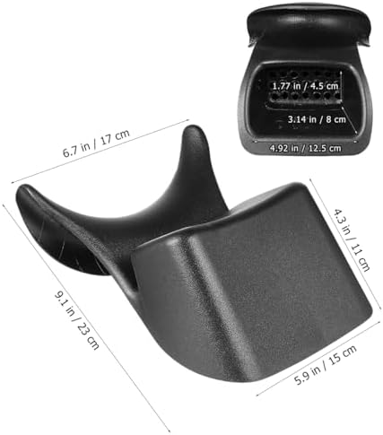 POPETPOP Shampoo Bowl Neck Rest: Soft Silicon Salon Bsink Hair Washing Neck Support - Hair Spa Washing Basin Pillow for Salon Barbershop Home - Comfortable, Black