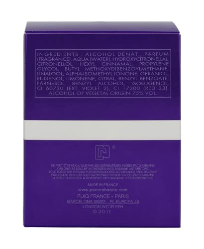 Ultraviolet by Paco Rabanne for Women 2.7 oz Eau de Parfum Spray