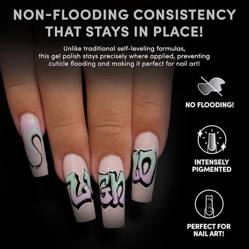 Chaun Legend UV Gel Nail Polish, 0.5 Ounce Long Lasting Salon Quality, Bubble Free Professional Manicures, Quick Dry, High Shine, Can't Elope LG5032 (creamy white)