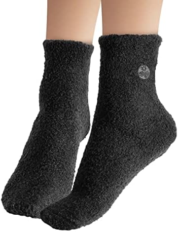 Earth Therapeutics Aloe Socks - Double Pack - Gray/Black (2 Pairs)