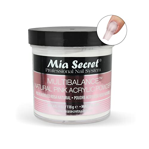 Mia Secret Acrylic Powder Multi Balance Natural Pink - 4 Oz
